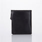 Short Cross Wallet with Chain Men's Stylish Leather Wallet