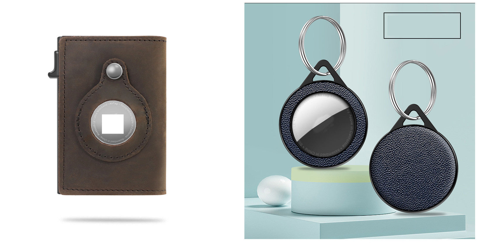 Rfid Card Holder Men Wallets Money Bag For AirTag